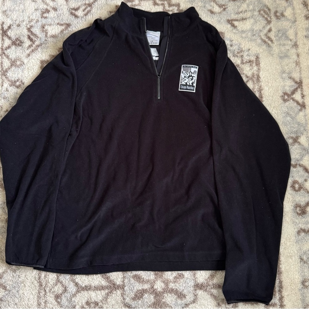 Balance Collection Black Zip Up Sweater